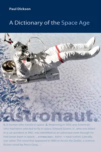 A Dictionary of the Space Age_cover