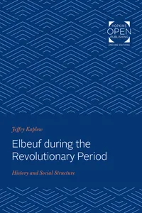 Elbeuf during the Revolutionary Period_cover