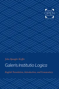 Galen's Institutio Logica_cover