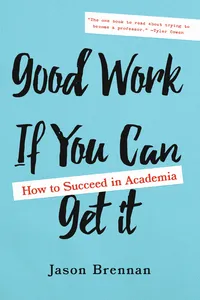 Good Work If You Can Get It_cover