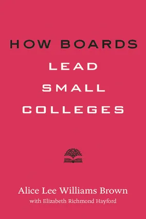 How Boards Lead Small Colleges
