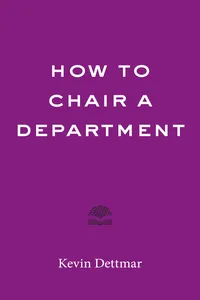 How to Chair a Department_cover
