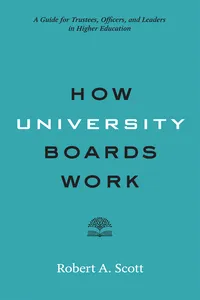 How University Boards Work_cover