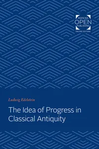 The Idea of Progress in Classical Antiquity_cover