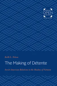 The Making of Détente_cover