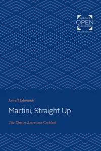 Martini, Straight Up_cover