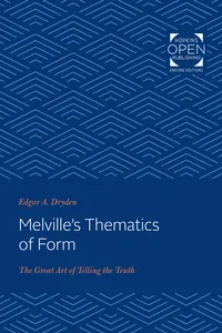 Melville's Thematics of Form_cover