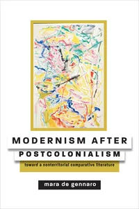 Modernism after Postcolonialism_cover