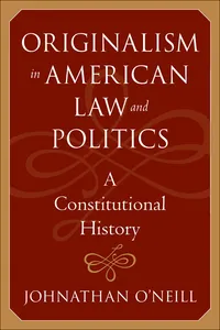 Originalism in American Law and Politics_cover