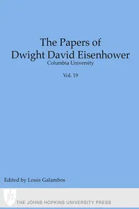 The Papers of Dwight David Eisenhower_cover
