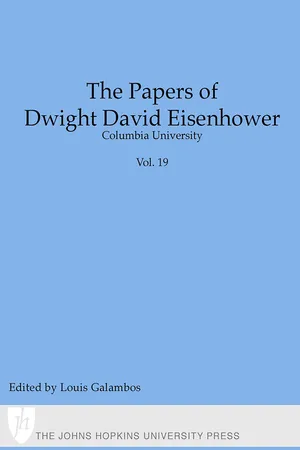 The Papers of Dwight David Eisenhower