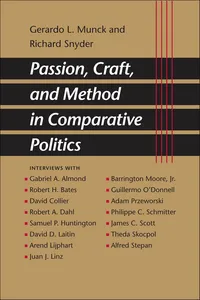 Passion, Craft, and Method in Comparative Politics_cover