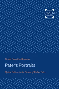 Pater's Portraits_cover