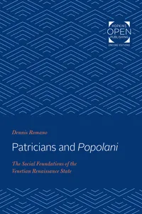Patricians and Popolani_cover