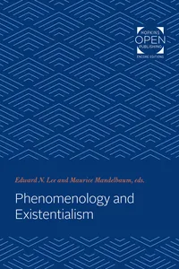 Phenomenology and Existentialism_cover