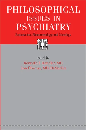 Philosophical Issues in Psychiatry