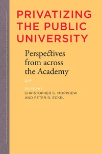 Privatizing the Public University_cover