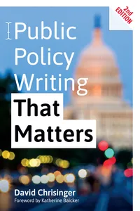 Public Policy Writing That Matters_cover