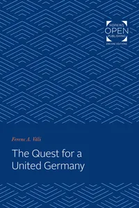 The Quest for a United Germany_cover