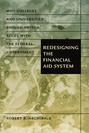 Redesigning the Financial Aid System
