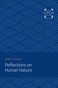 Reflections on Human Nature_cover