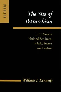 The Site of Petrarchism_cover