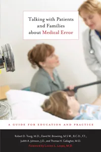 Talking with Patients and Families about Medical Error_cover