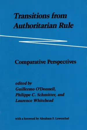 Transitions from Authoritarian Rule