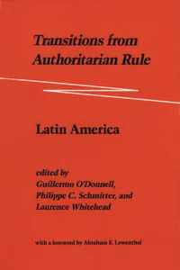 Transitions from Authoritarian Rule_cover