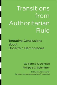 Transitions from Authoritarian Rule_cover