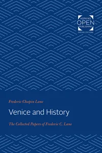 Venice and History_cover
