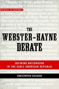 The Webster-Hayne Debate_cover