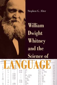 William Dwight Whitney and the Science of Language_cover