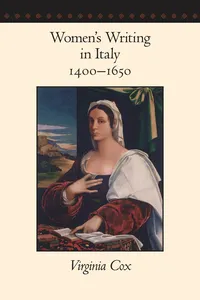 Women's Writing in Italy, 1400–1650_cover