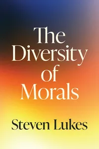 The Diversity of Morals_cover
