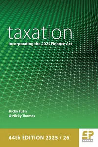 Taxation - incorporating the 2025 Finance Act_cover