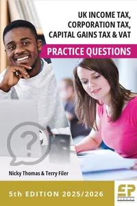 UK Income Tax, Corporation Tax, CGT and VAT Practice Questions - 5th edition_cover