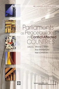 Parliaments as Peacebuilders in Conflict-Affected Countries_cover