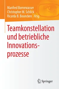 Teamkonstellation und betriebliche Innovationsprozesse_cover