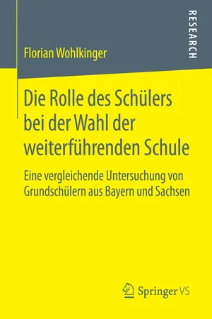 Die Rolle des Schülers bei der Wahl der weiterführenden Schule