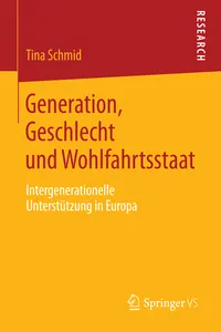 Generation, Geschlecht und Wohlfahrtsstaat_cover