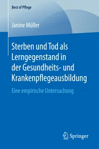 Sterben und Tod als Lerngegenstand in der Gesundheits- und Krankenpflegeausbildung._cover