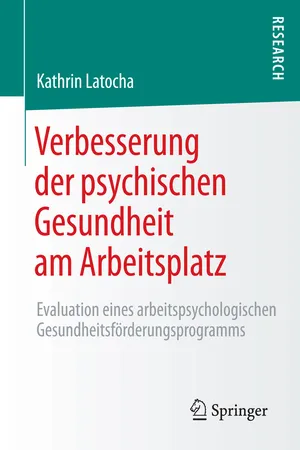 Verbesserung der psychischen Gesundheit am Arbeitsplatz