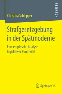 Strafgesetzgebung in der Spätmoderne_cover