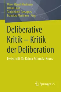 Deliberative Kritik - Kritik der Deliberation_cover