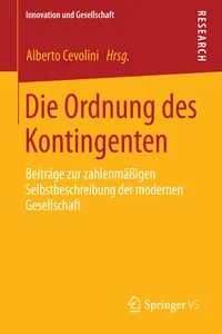 Die Ordnung des Kontingenten_cover