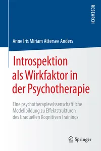 Introspektion als Wirkfaktor in der Psychotherapie_cover
