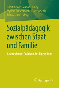 Sozialpädagogik zwischen Staat und Familie_cover