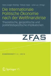 Die Internationale Politische Ökonomie nach der Weltfinanzkrise_cover