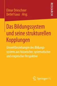 Das Bildungssystem und seine strukturellen Kopplungen_cover